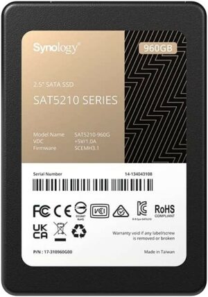 Synology Dysk SSD SATA 2,5 960GB 7mm SAT5210-960G