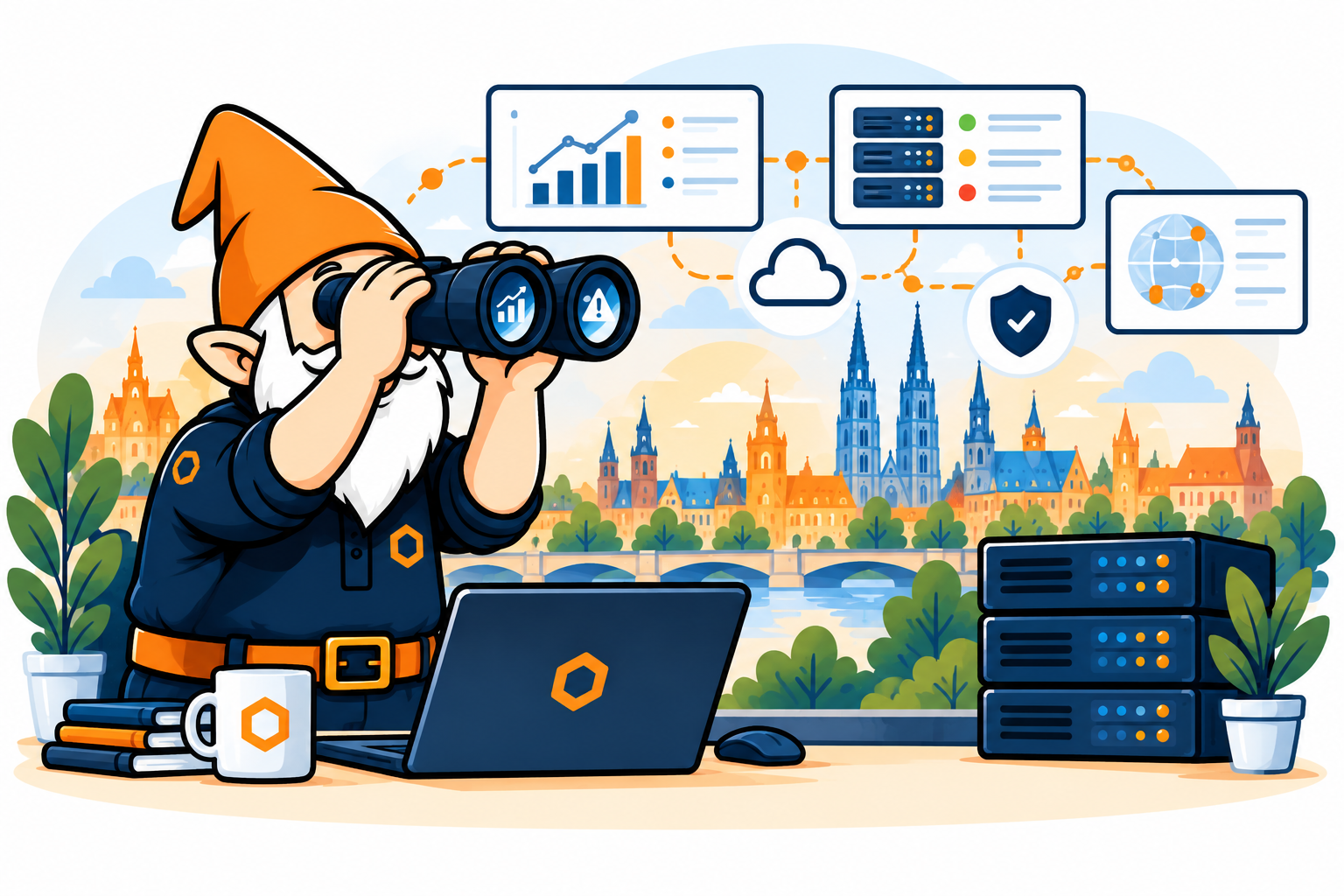 Krasnal Enigmus monitoruje infrastrukturę IT i zapobiega awariom